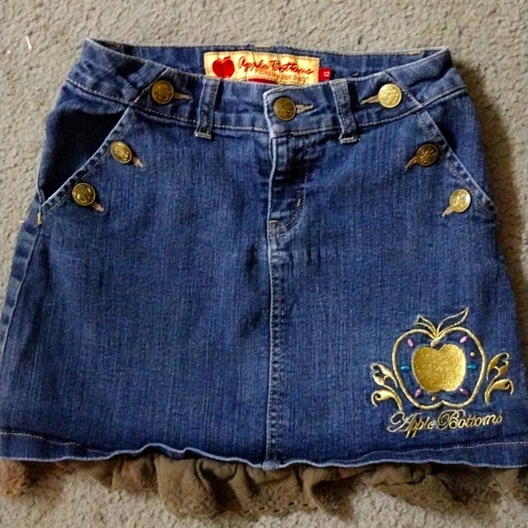 COPY - Apple bottom jeans skirt(I think it's a girl's)size 12 - Picture 1 of 6